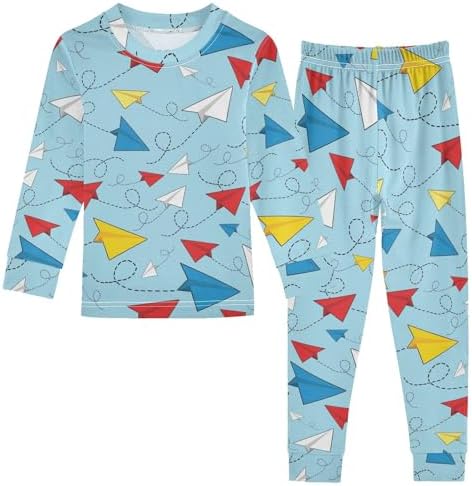 WIFIU 2-PJ Set for Kids Cotton Spandex Ages 18M-8Y