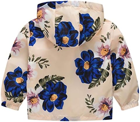 Cute Floral Hoodie Jacket for Girls - Winter Essentials