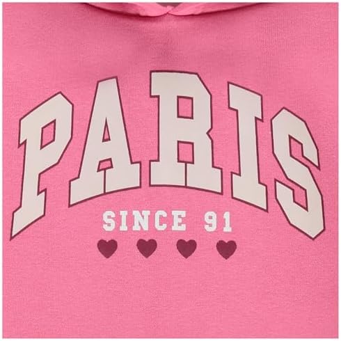 BTween Girls Hoodie Sweatshirt Set - Pack of 3 with Full and Half Zips