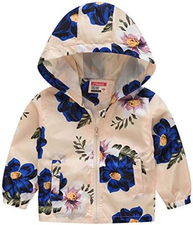 Cute Floral Hoodie Jacket for Girls - Winter Essentials