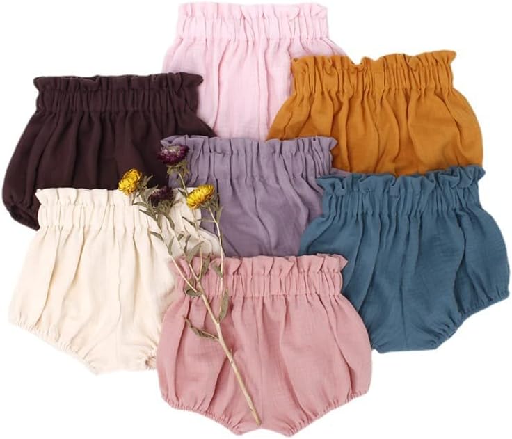 Comfortable Ruffle Bloomers for Baby Girls