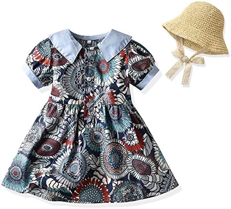 Baby Girl Brother Matching Outfits Floral Dress Shorts
