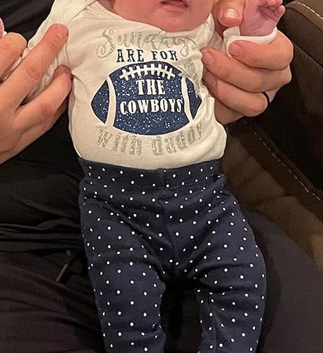Newborn Baby Boy Football Outfit Fun for Football Sundays with Daddy