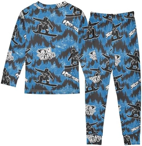 Cute Long Sleeve Pajama Set for Girls Ages 18M-8Y