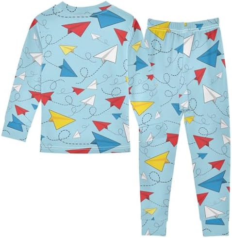 WIFIU 2-PJ Set for Kids Cotton Spandex Ages 18M-8Y