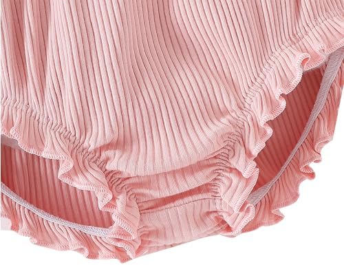 Perfect Summer Cuts for Baby Girls 3-Pack Bloomers with Ruffle Design