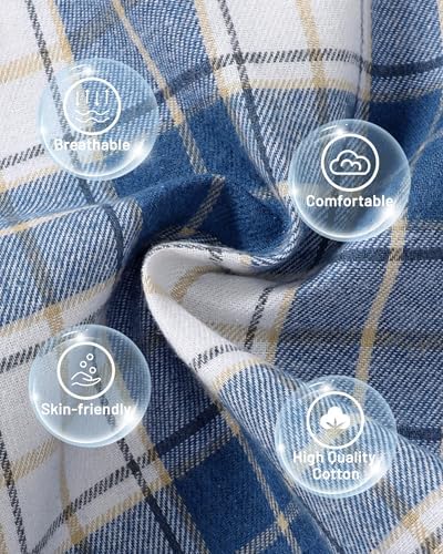 CocoRARA Toddler Boys Plaid Denim Set