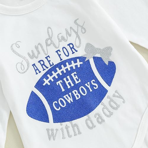 Newborn Baby Boy Football Outfit Fun for Football Sundays with Daddy