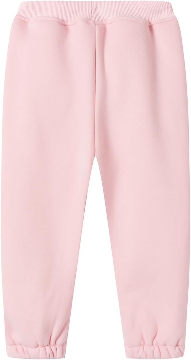 Mud Kingdom Kids Drawstring Sweatpants Solid Colors