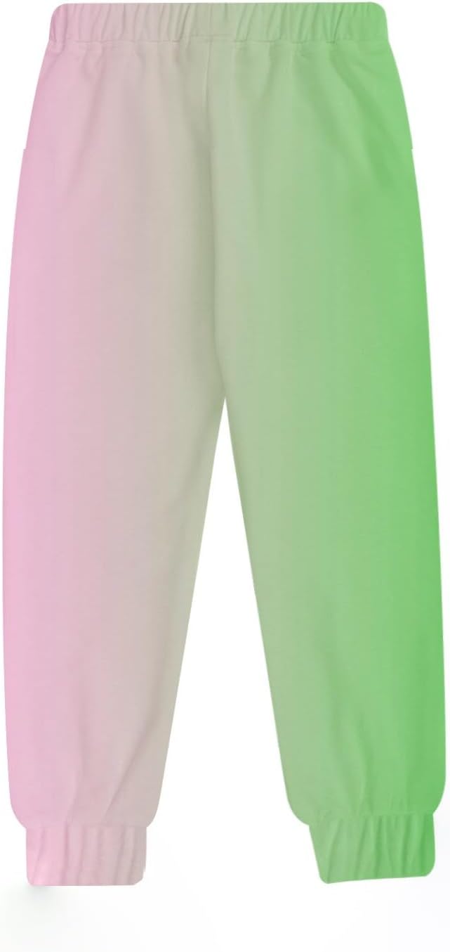 St Patricks Day Kids High-Waisted Sweatpants with Pockets