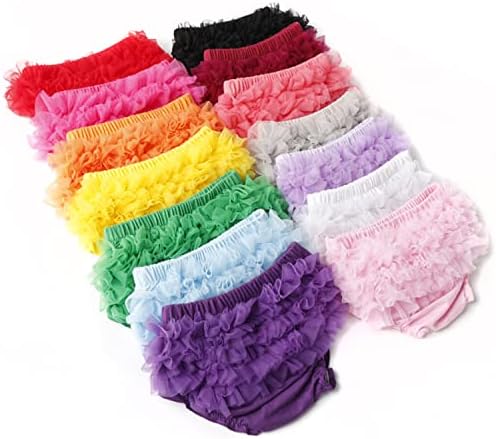 Dressy Diaper Cover for Girls - Soft Cotton Bloomers with Ruffle Design
