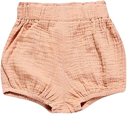 EISHOW 3PC Cotton Linen Shorts for Babies