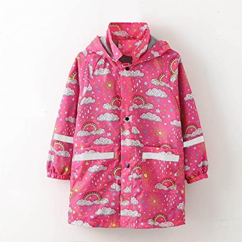 EnJoCho Girls Raindoll Warm Windproof Water-Resistant 8-9 Year Old Winter Coat