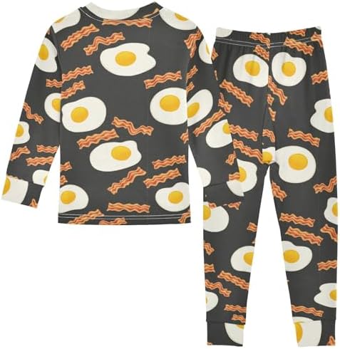 WIFIU Pajama Sets - Soft Cotton Long Sleeve Sleepwear for Girls 18M-8Y