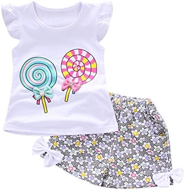 Summer Flory Lollipop Toddler Girls Clothing Set 18-28M