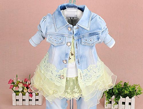 Yao Baby Girls Denim Set
