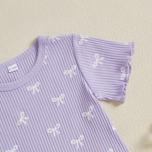 Summer Ruffle Top Shorts Set for toddlers