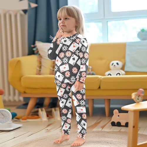 WIFIU 2 Piece Pajama Set for Kids 18M-8Y 1
