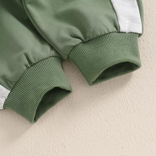 Infant Boys Cold-Hardy HOLLED Sweatshirt Pants Set
