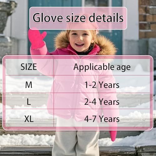 Sofa Winter Mittens for Kids Soft Cozy and Warm