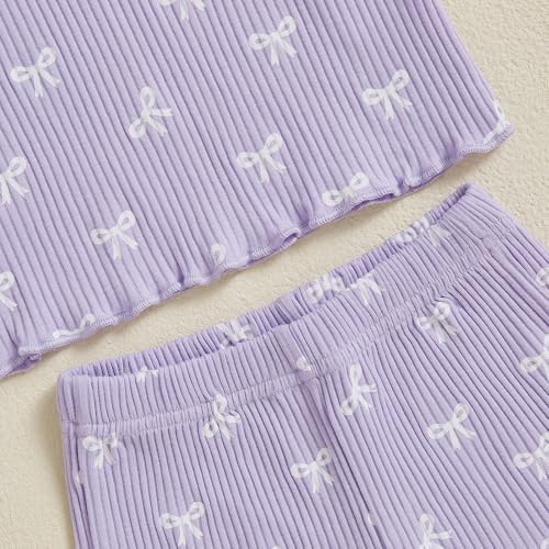 Summer Ruffle Top Shorts Set for toddlers