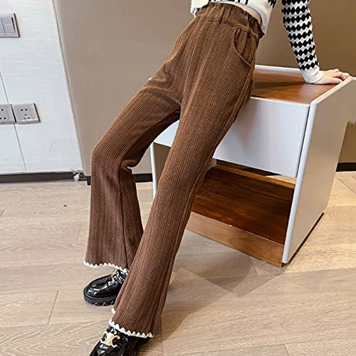 Slim High-Waisted Corduroy Flare Pants for Toddler Girls