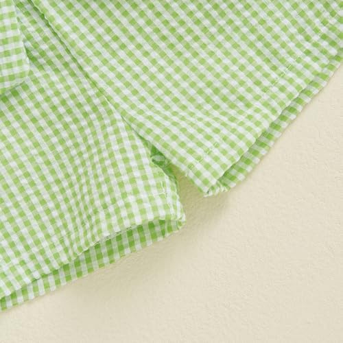 Biayxms Toddler Gingham Shorts
