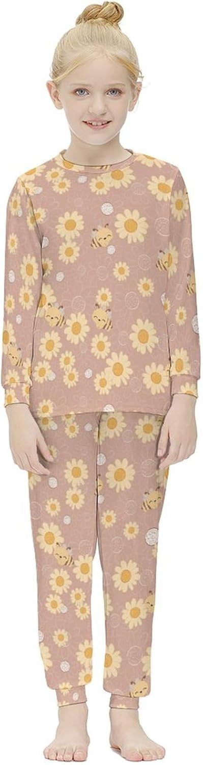 Cute Bee Pattern Girls Set