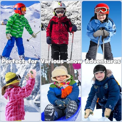 Olreco Toddler Mittens Waterproof snow mittens for Baby