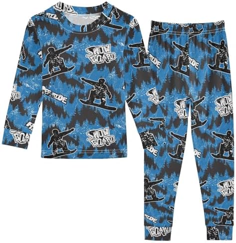 Cute Long Sleeve Pajama Set for Girls Ages 18M-8Y