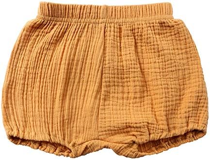 Unisex Cotton Linen Toddler Shorts Set