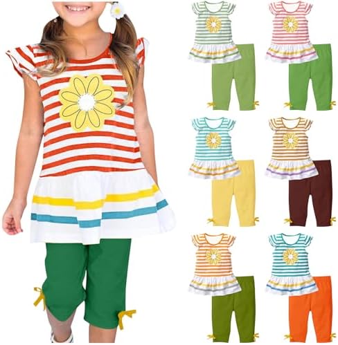 Cute Summer 2-Piece Outfits for Girls - Set 1-10