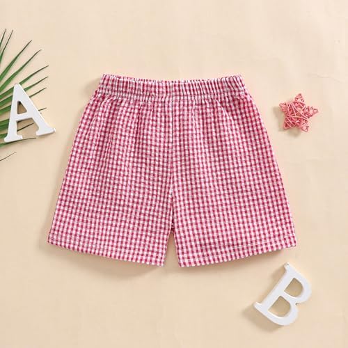 Gingham Plaid Toddler Shorts - Trendy Comfortable