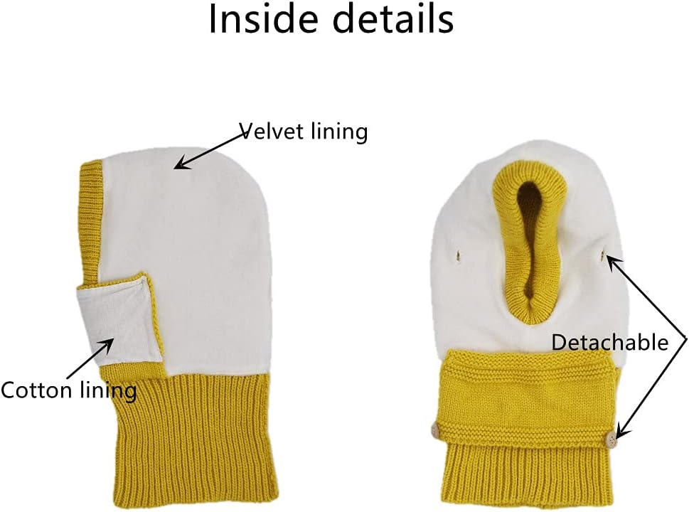 ZWA Ending Rabbit Ears Kids Winter Hat