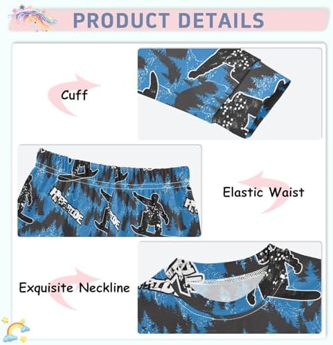 Cute Long Sleeve Pajama Set for Girls Ages 18M-8Y