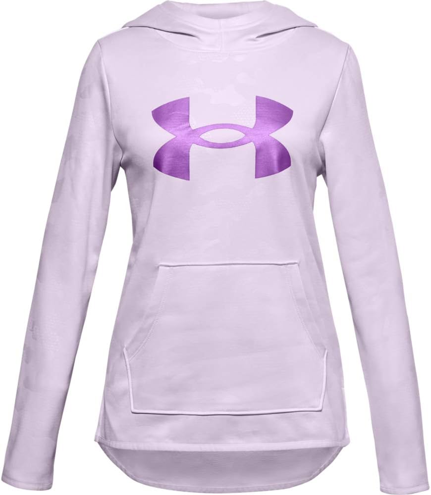 Premium Fleece Big Logo Printed Hoodie Stayed-In Fit Under Armour