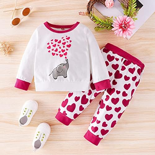 Cute Valentines Day Toddler Outfit with Heart-Shaped Collar