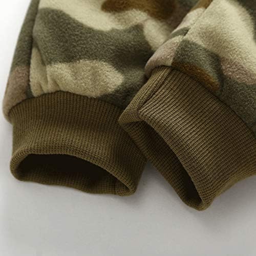 Meufam Baby Boys camouflage romper set Adorable Warm
