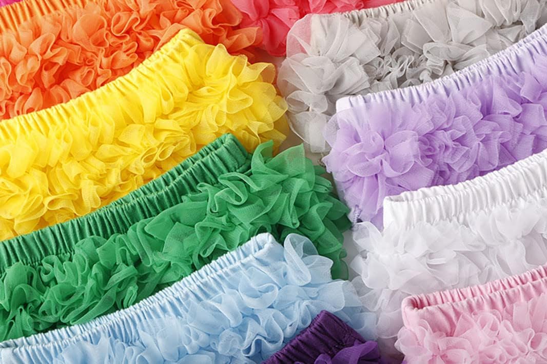 HDLEXD Baby Girls Ruffle Lace Bloomers Elastic Cotton Tutu Briefs