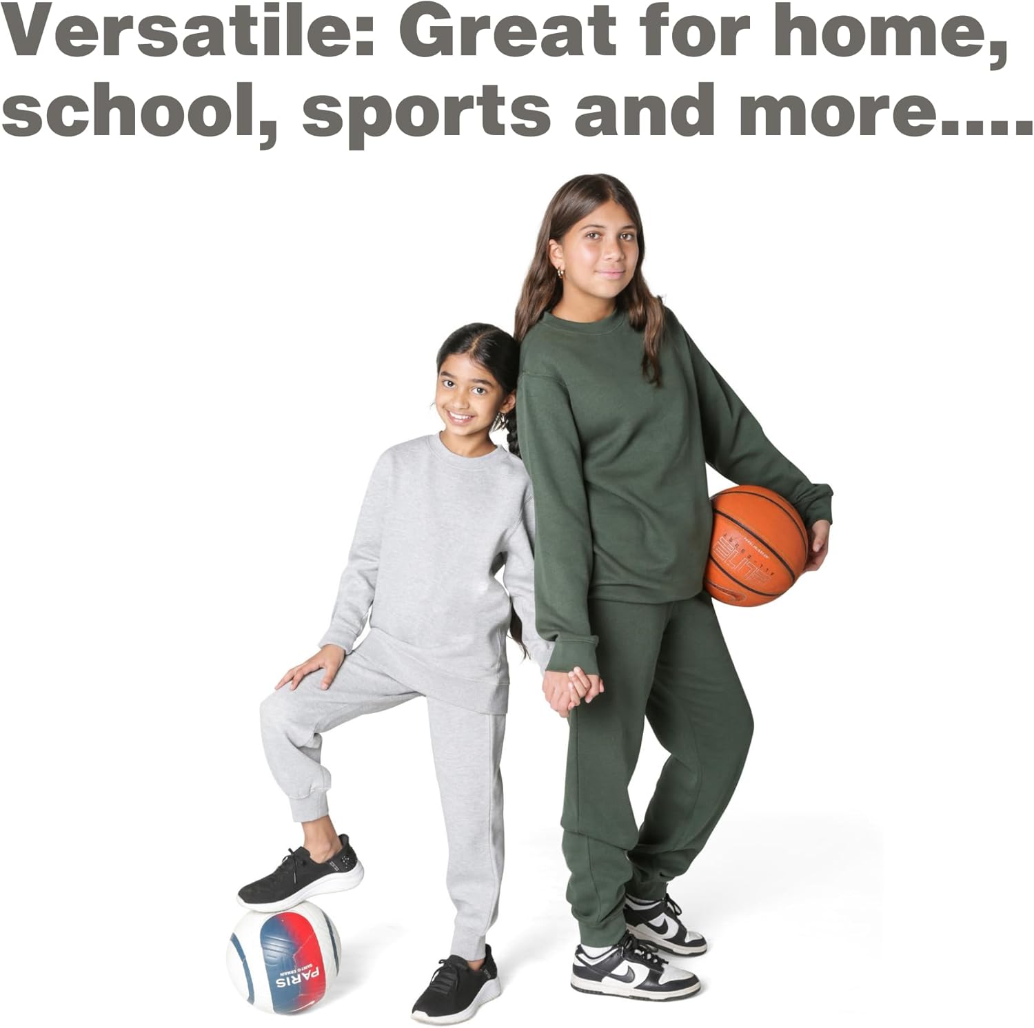 Everyday Kids Cotton Fleece Jogger Pants