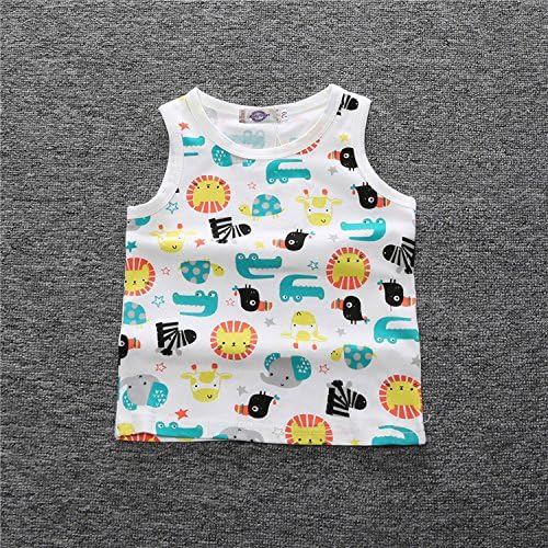 Summer Baby Fruit Printed Cotton Tank Tops Shorts Set