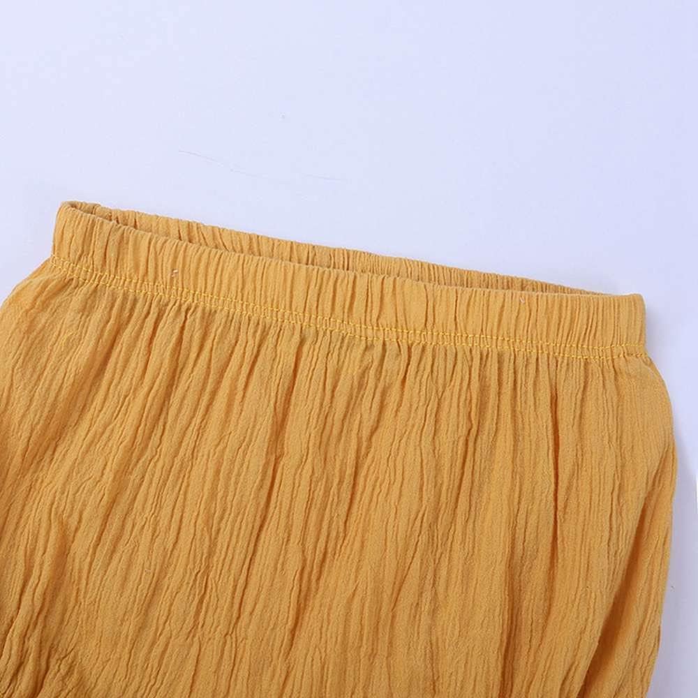 DCUTERQ Baby Girls Cotton Linen Shorts