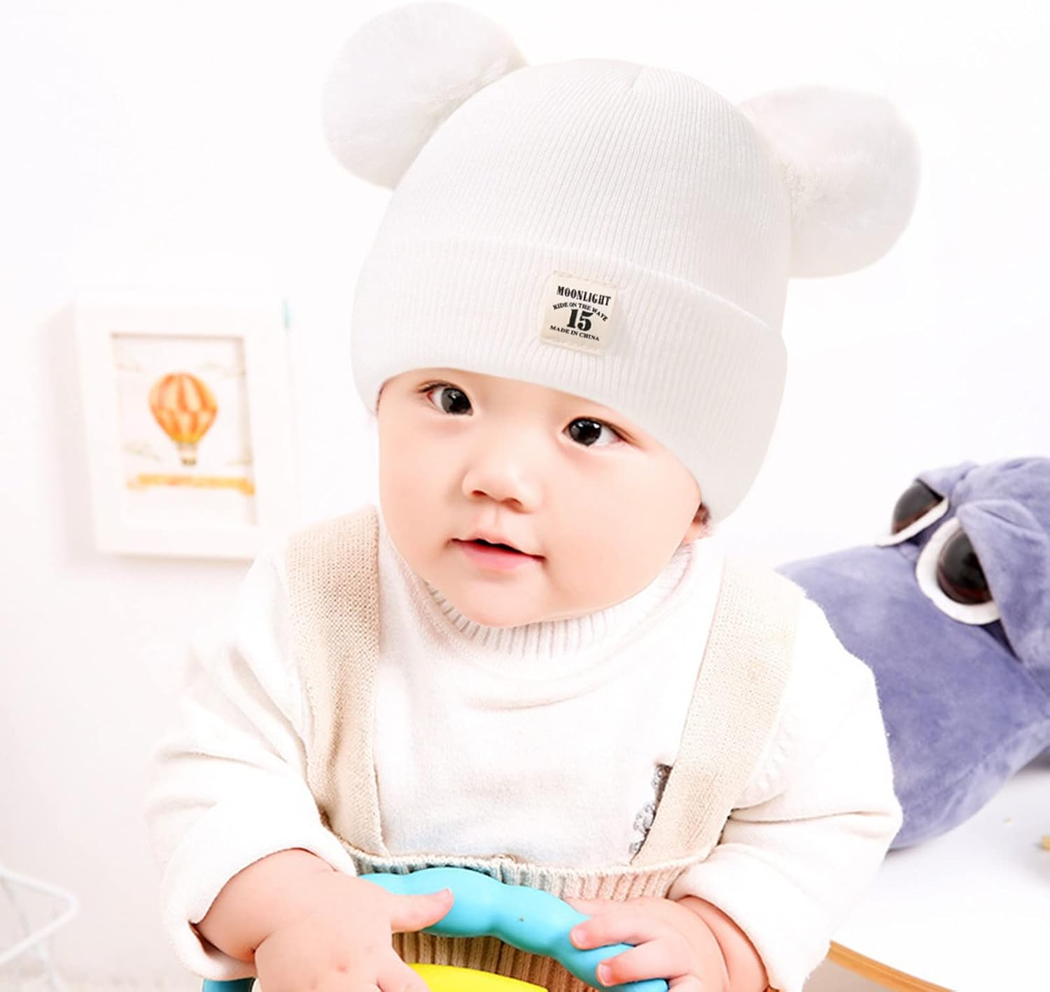 Toddler Winter Knitted Hat Scarf Set