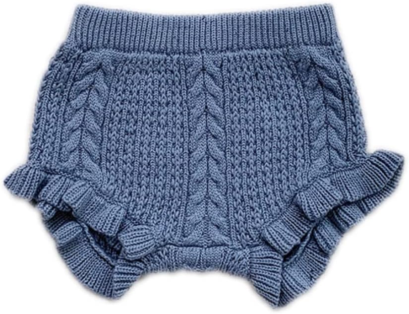 Colorful Knit Ruffle Shorts for Babies
