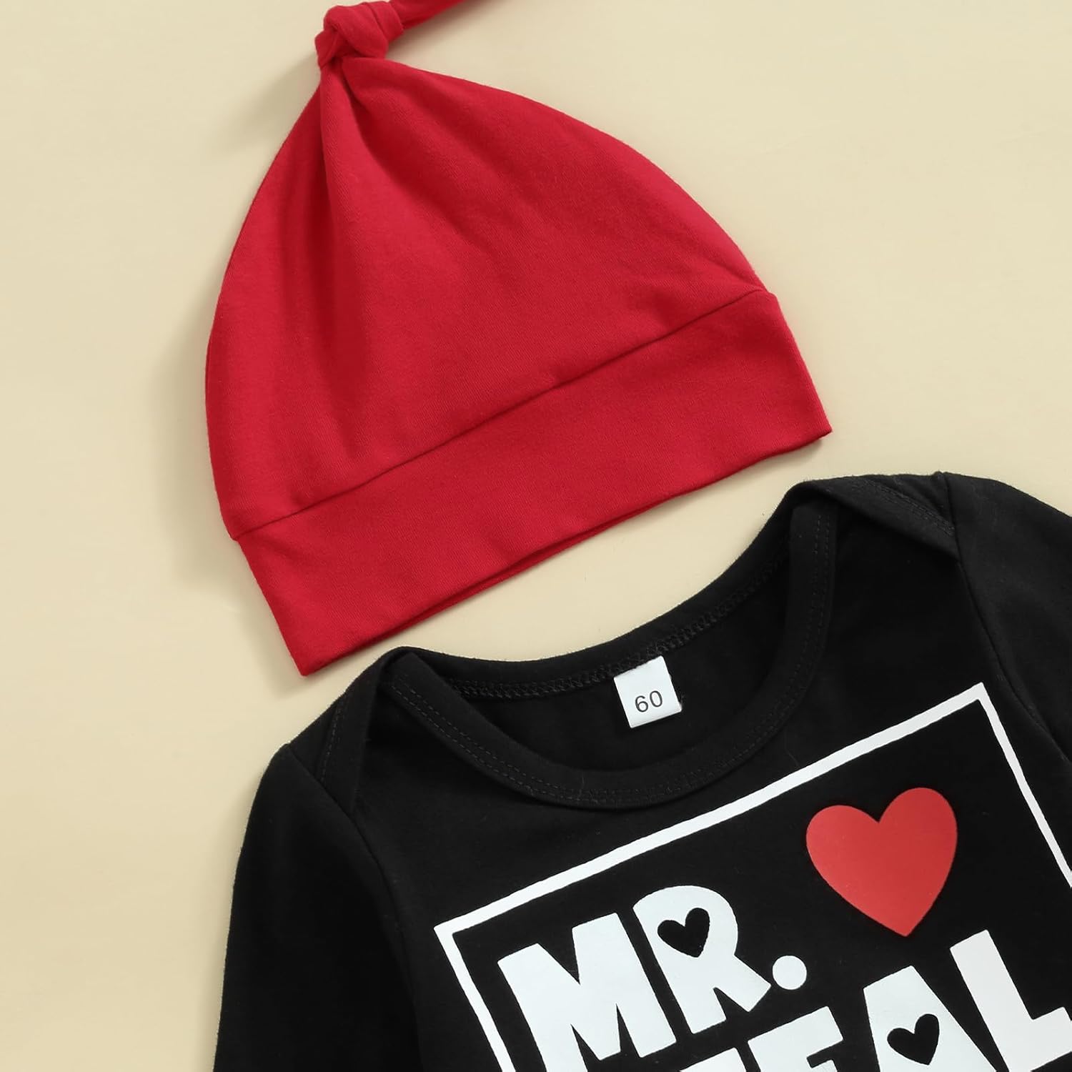 My First Valentines Day Baby Boy Outfit