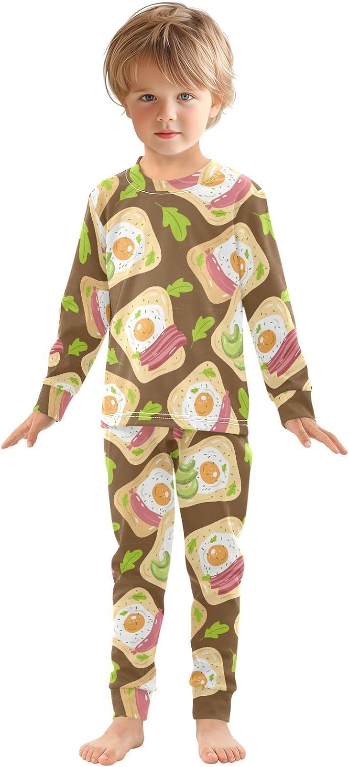 WIFIU Long Sleeve Pajama Sets Cotton Spandex Ultimate Comfort