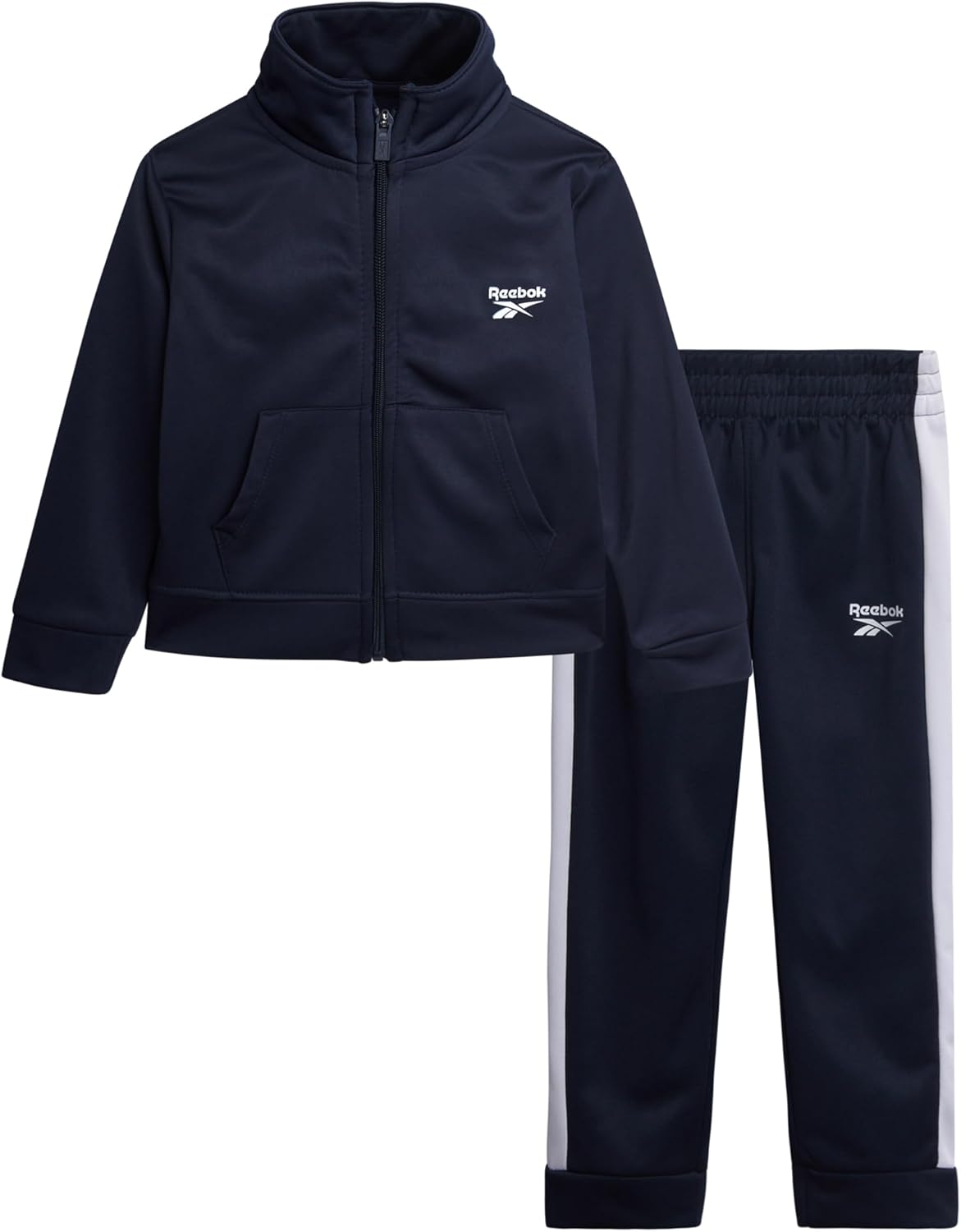 Reebok Boys Tricot Track Jacket Jogger Pant Set