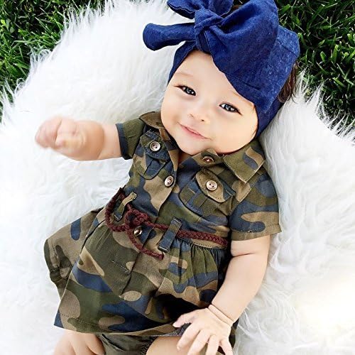IWOKA Baby Girls Camouflage Skirt Set