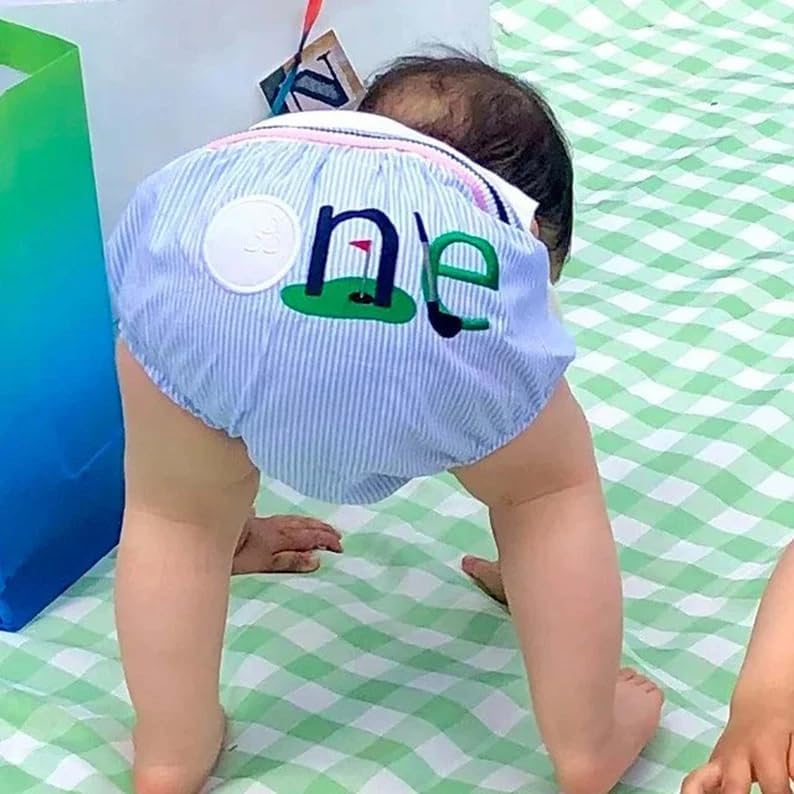 Golf-Inspired First Birthday Outfit for Kids