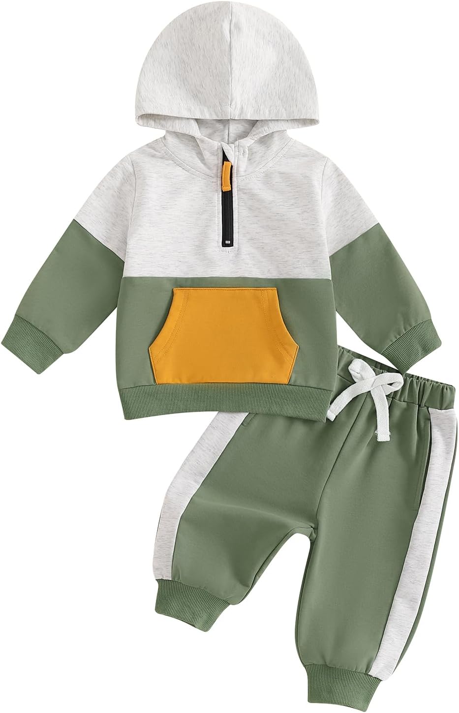 Infant Boys Cold-Hardy HOLLED Sweatshirt Pants Set